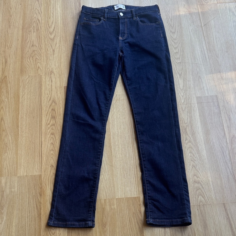 Abercrombie Kids size 15/16 long tall EUC Dark Blue Jeans